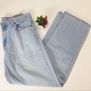 Levi’s. Light wash 577 high waisted jeans